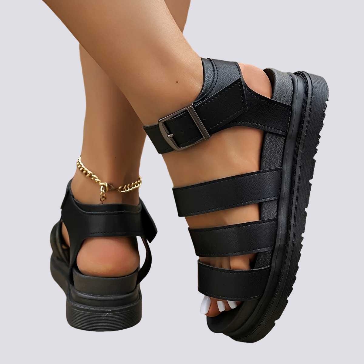 Cassidy - Sandales Gladiateur Relax