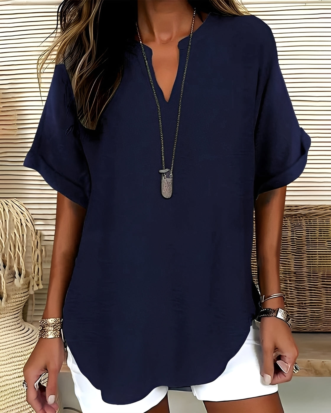 Shanice - Chemise Large Décontractée