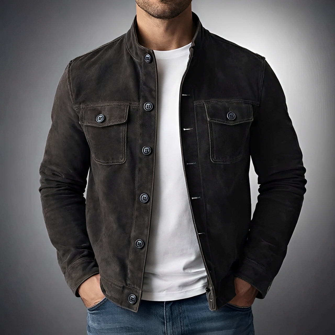Gideon - Blazer Casual à Boutons