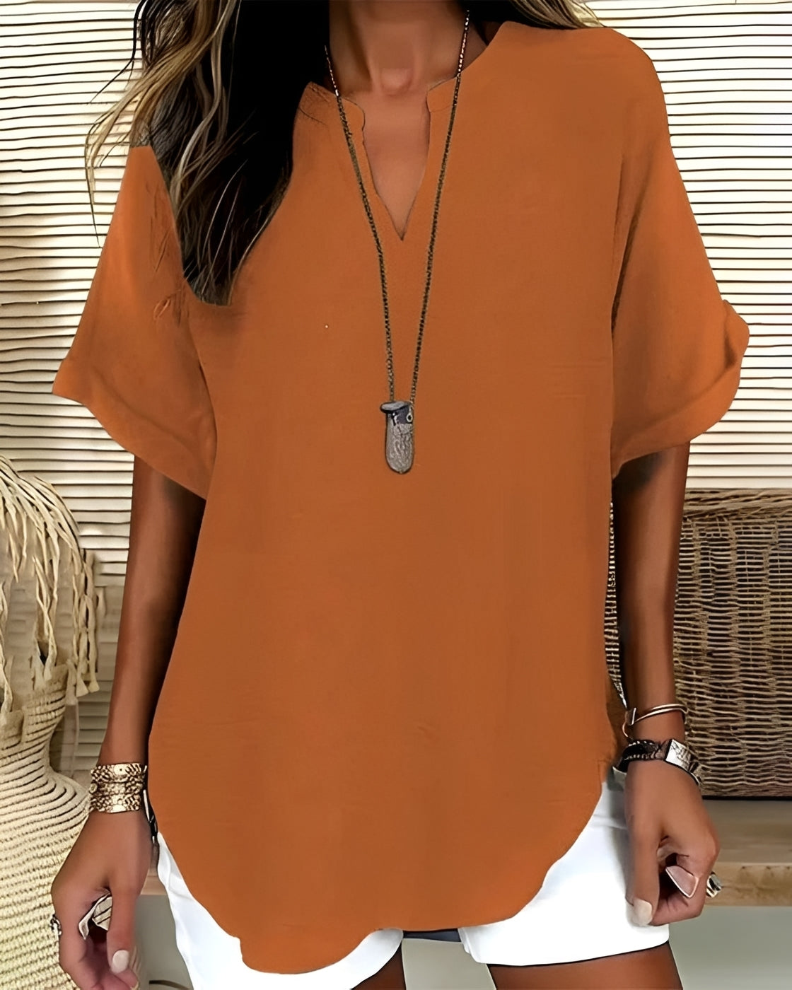 Shanice - Chemise Large Décontractée