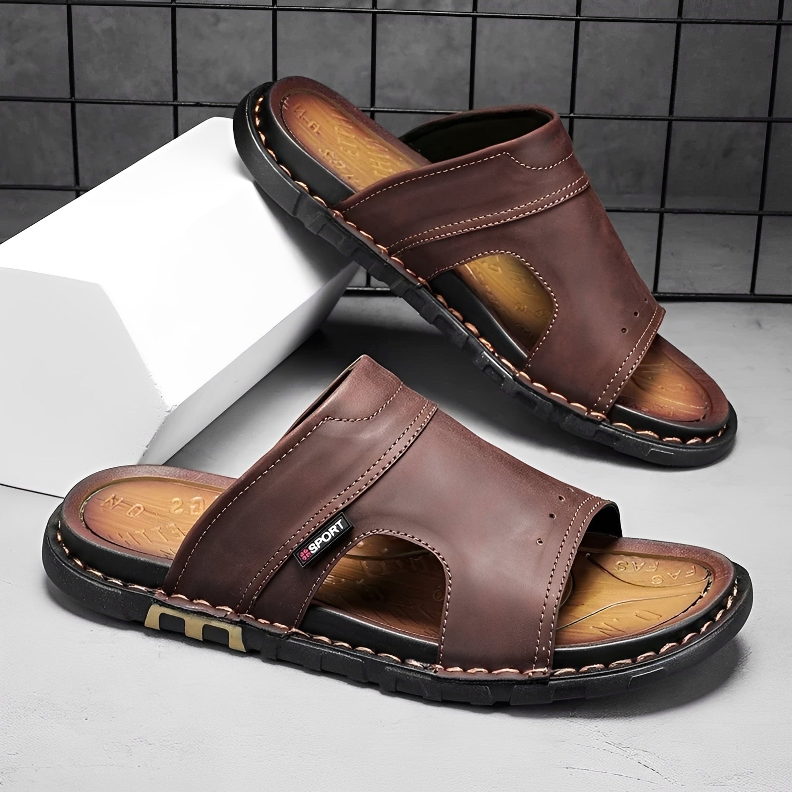 Kent - Sandales confortables à semelle flexible