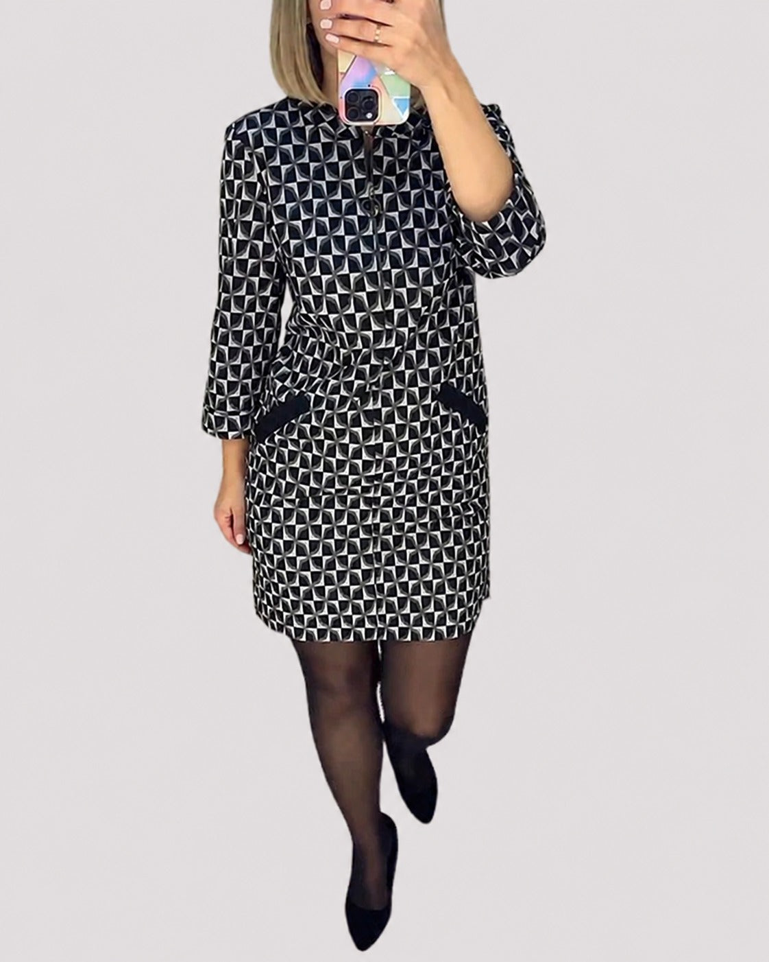 Michelle - Élégante Robe avec Manches Longues