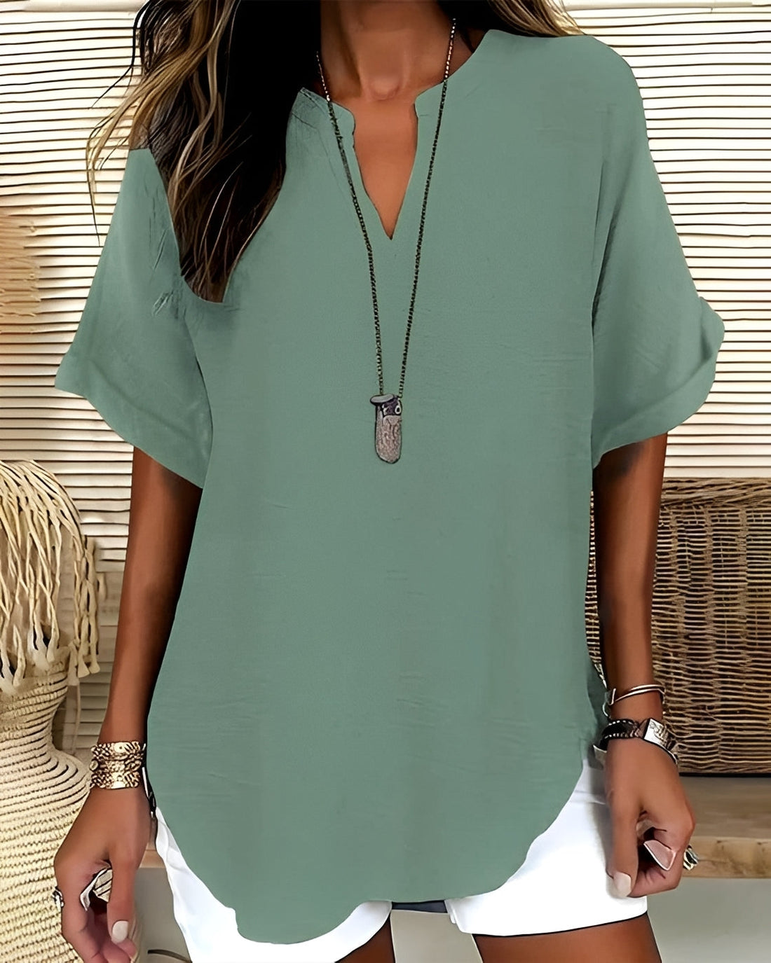 Shanice - Chemise Large Décontractée