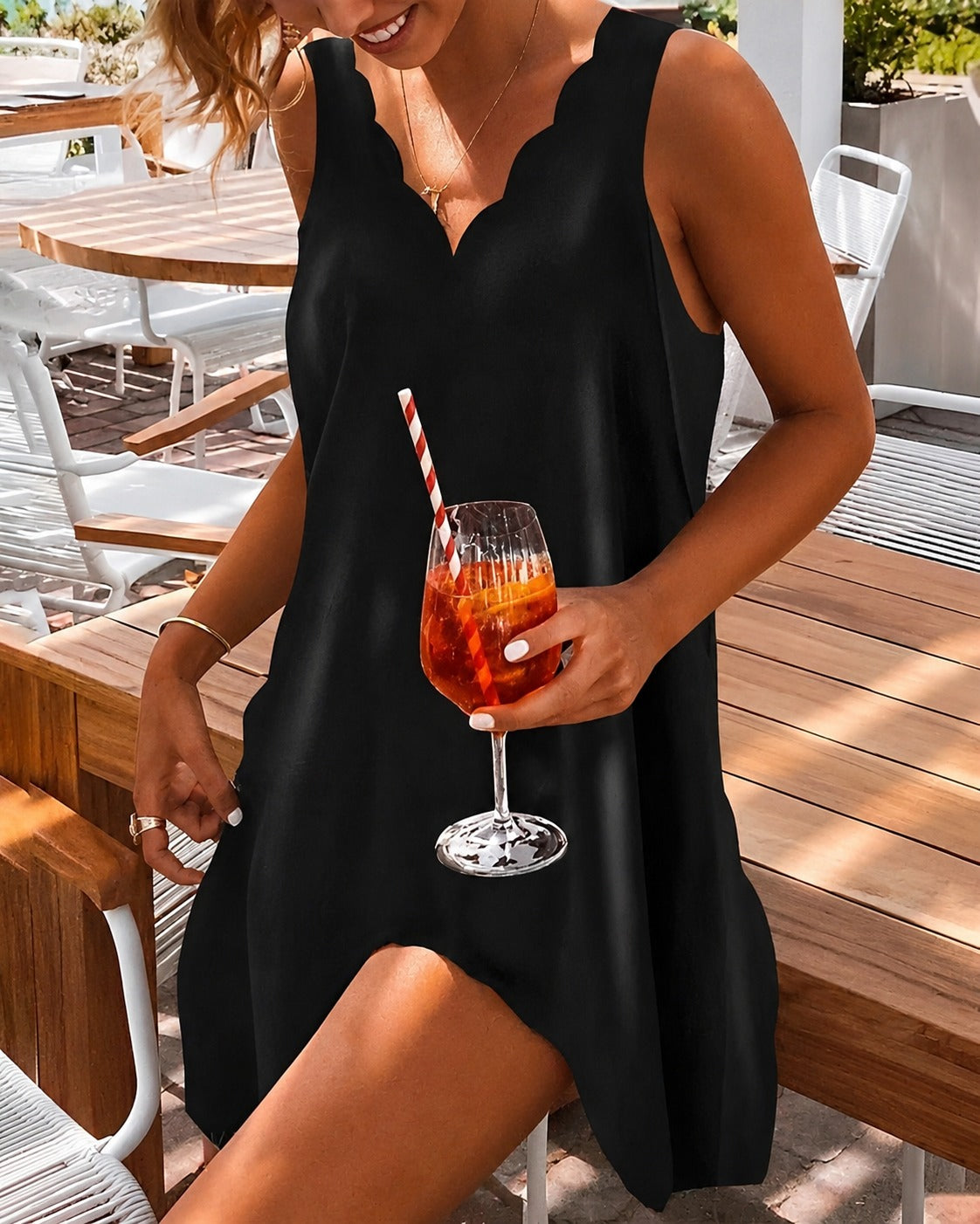 Addie - Robe Chic sans Manches