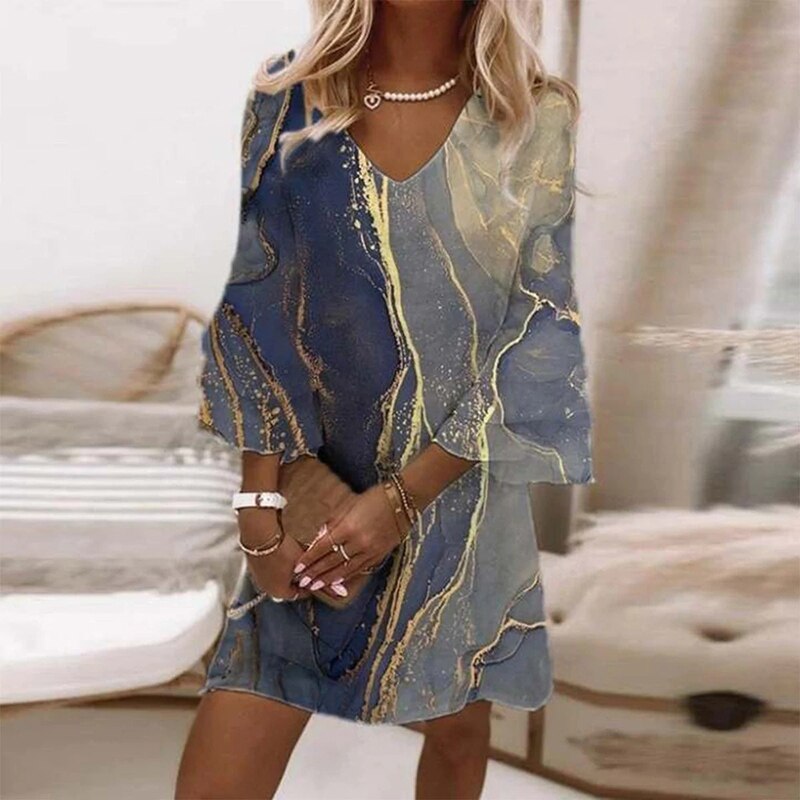 Claudia - Robe avec des motifs élégants