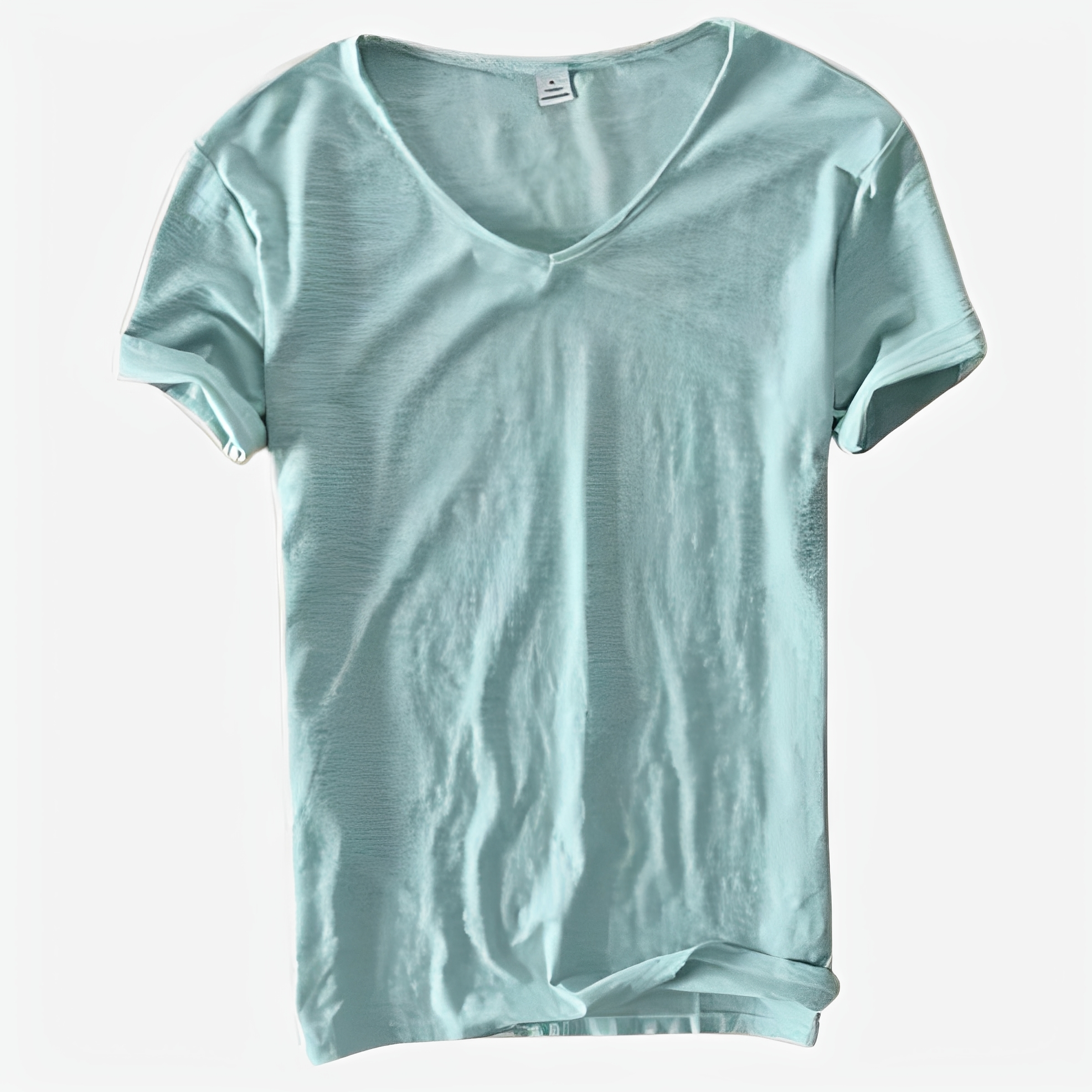 Jayson - T-shirt d'été ample à col en V pour homme