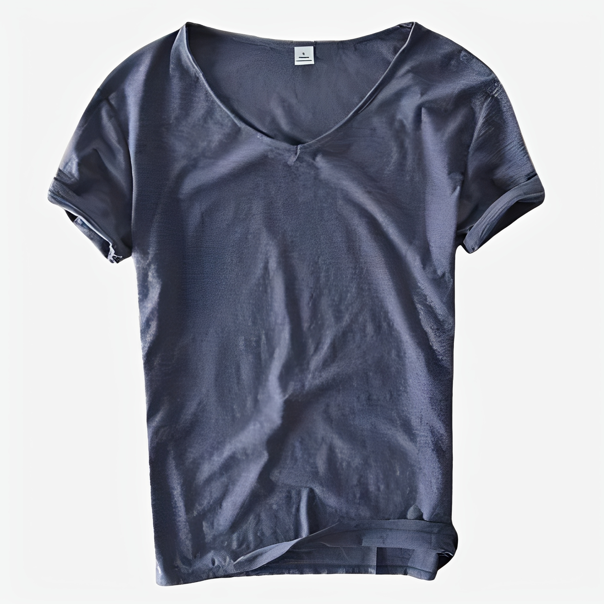 Jayson - T-shirt d'été ample à col en V pour homme