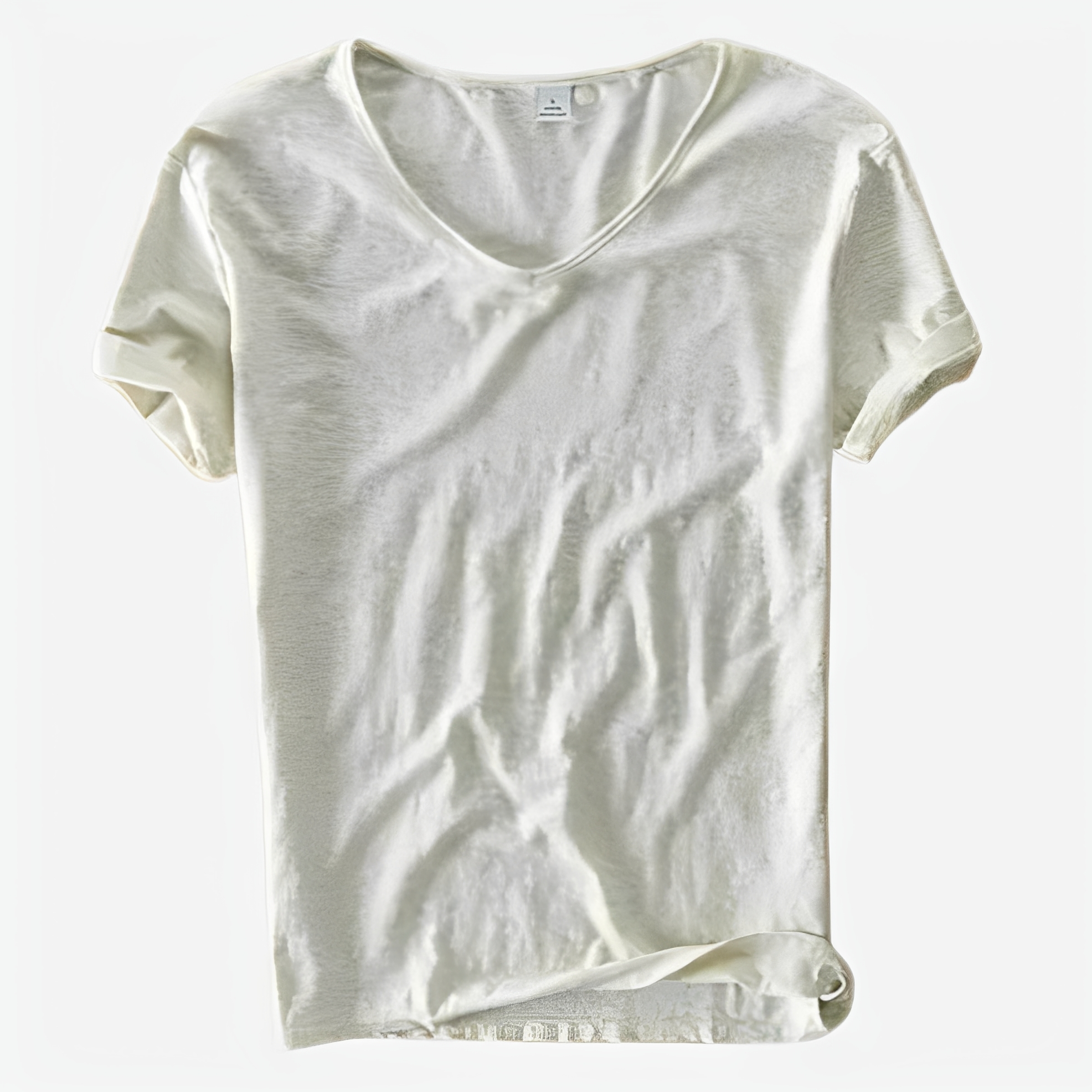 Jayson - T-shirt d'été ample à col en V pour homme