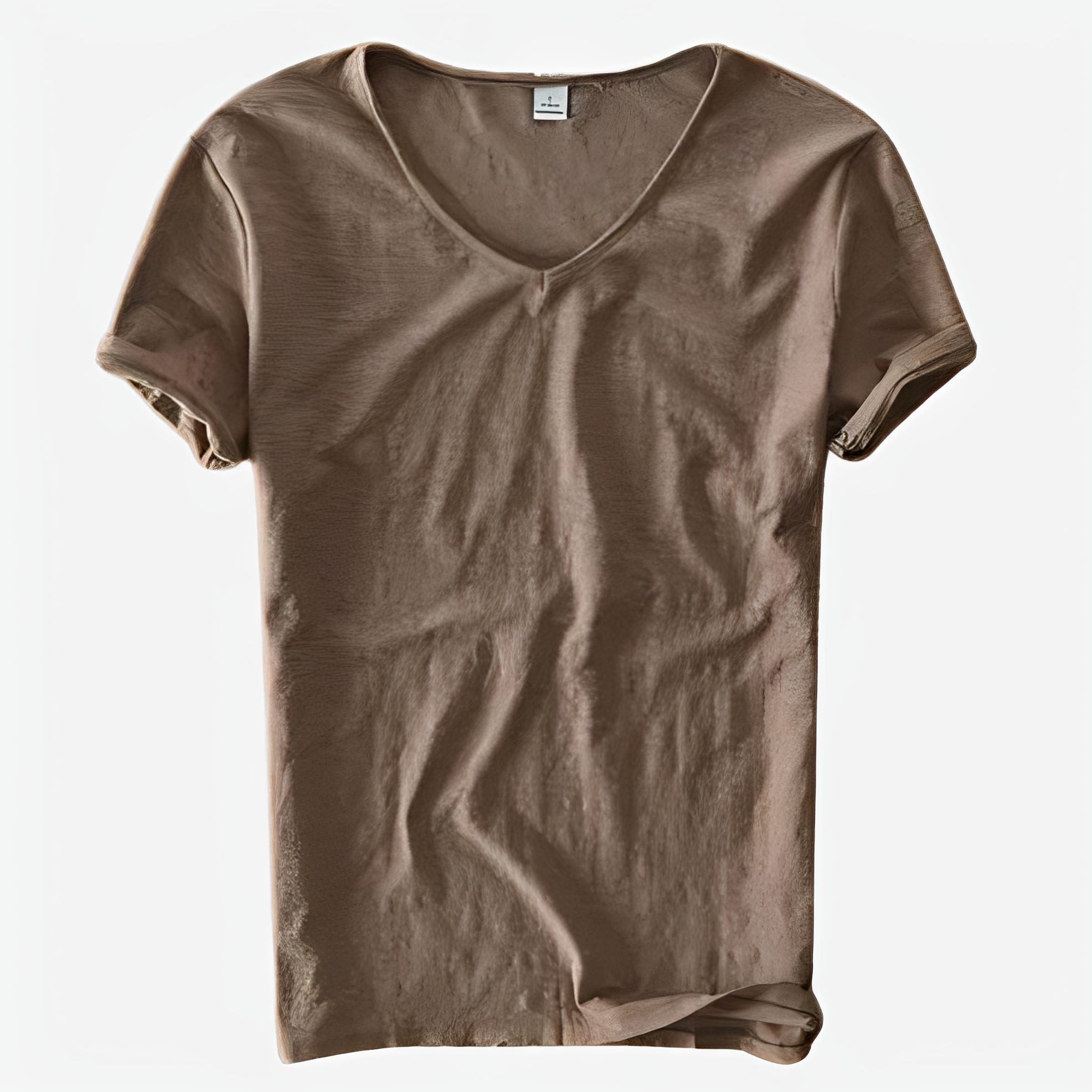 Jayson - T-shirt d'été ample à col en V pour homme