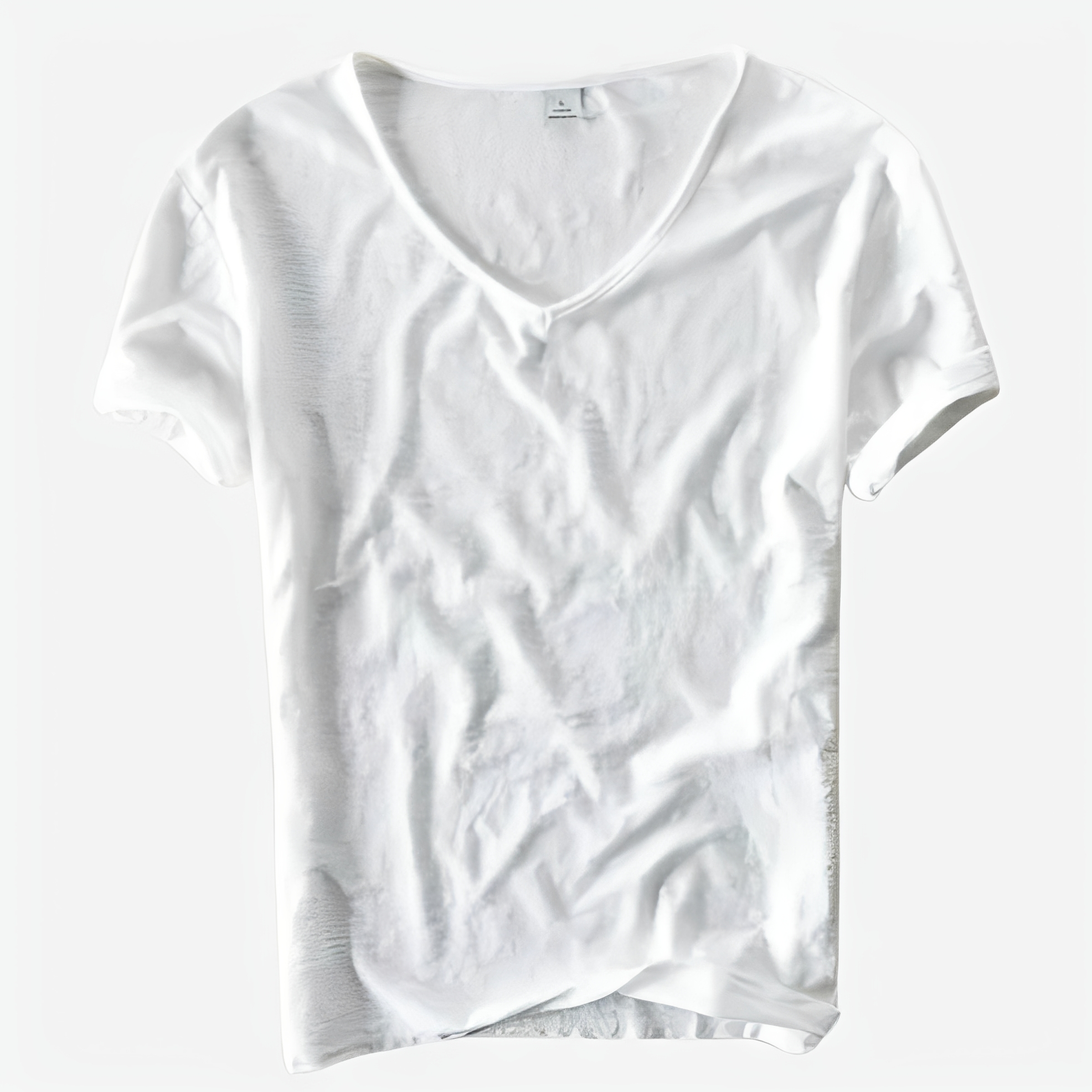 Jayson - T-shirt d'été ample à col en V pour homme