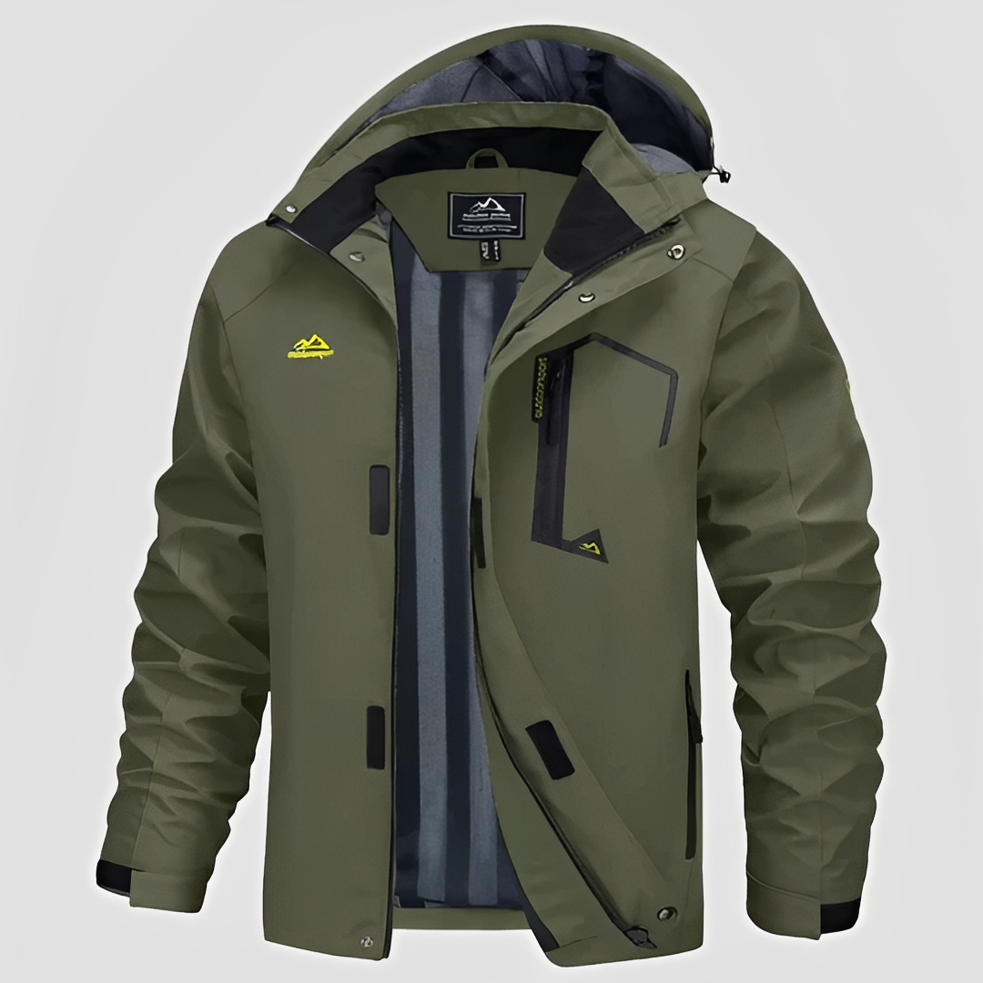 Febous - Manteau d'hiver résistant à l'eau pour homme