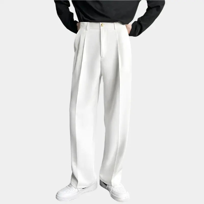 Emil – Pantalons amples homme avec plis
