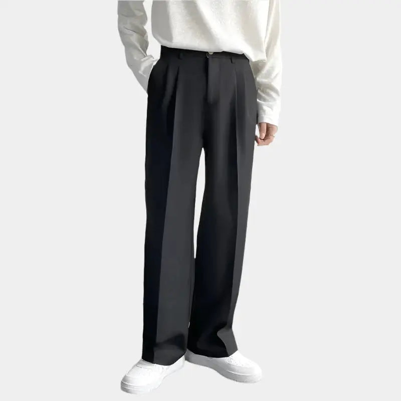 Emil – Pantalons amples homme avec plis