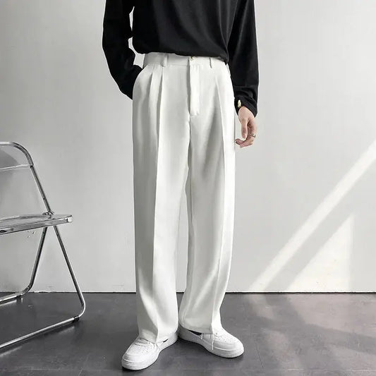 Emil – Pantalons amples homme avec plis