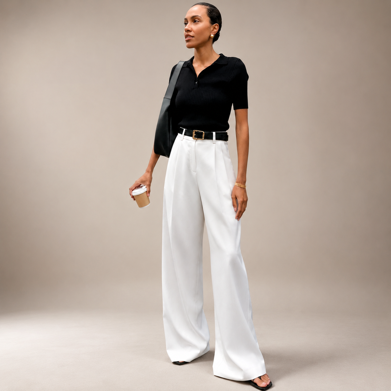 Blaine - Pantalons larges chics