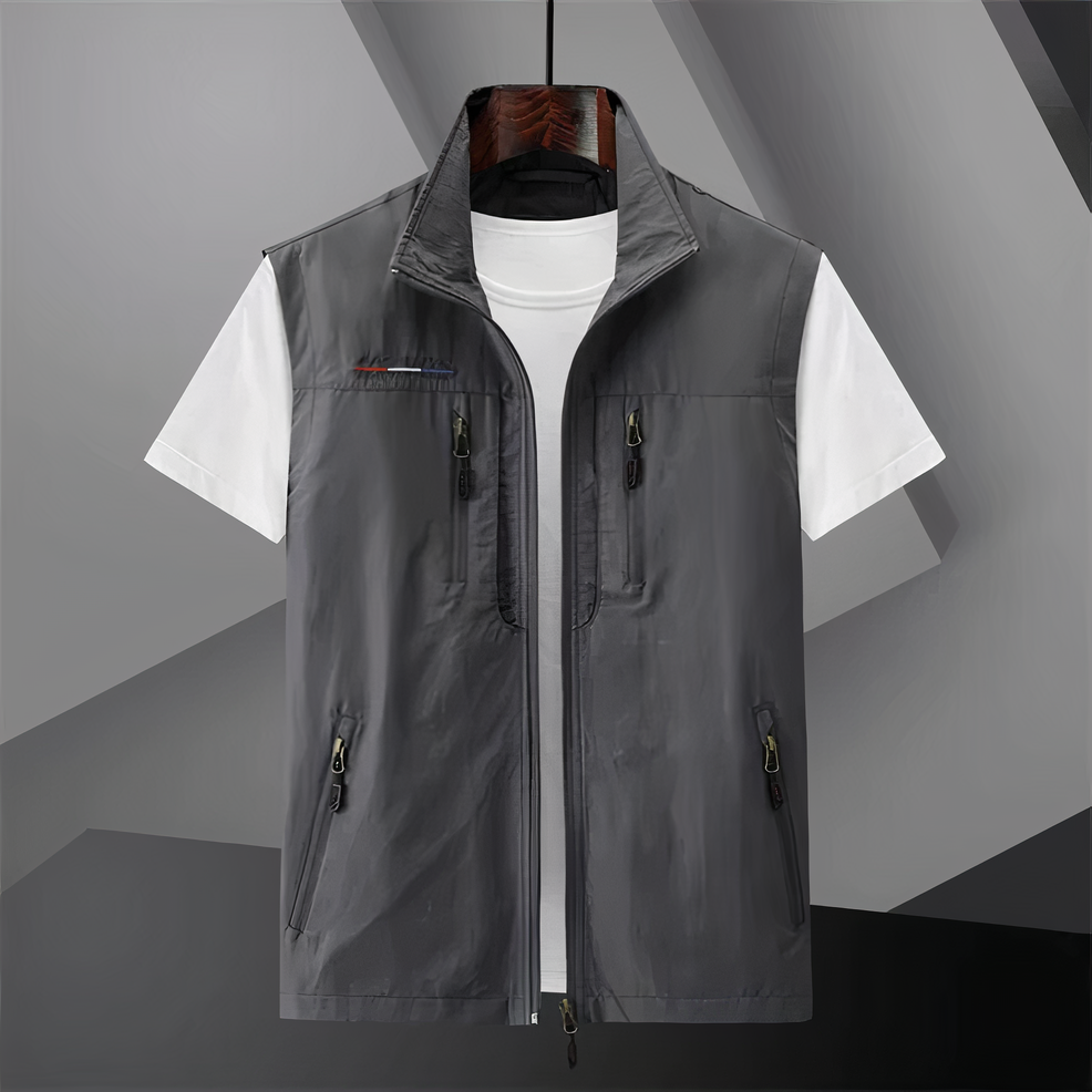 Erik – Veste en coton avec plusieurs poches