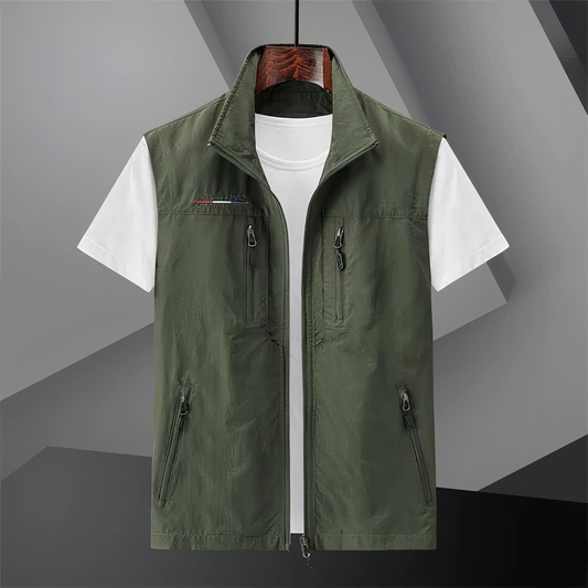 Erik – Veste en coton avec plusieurs poches