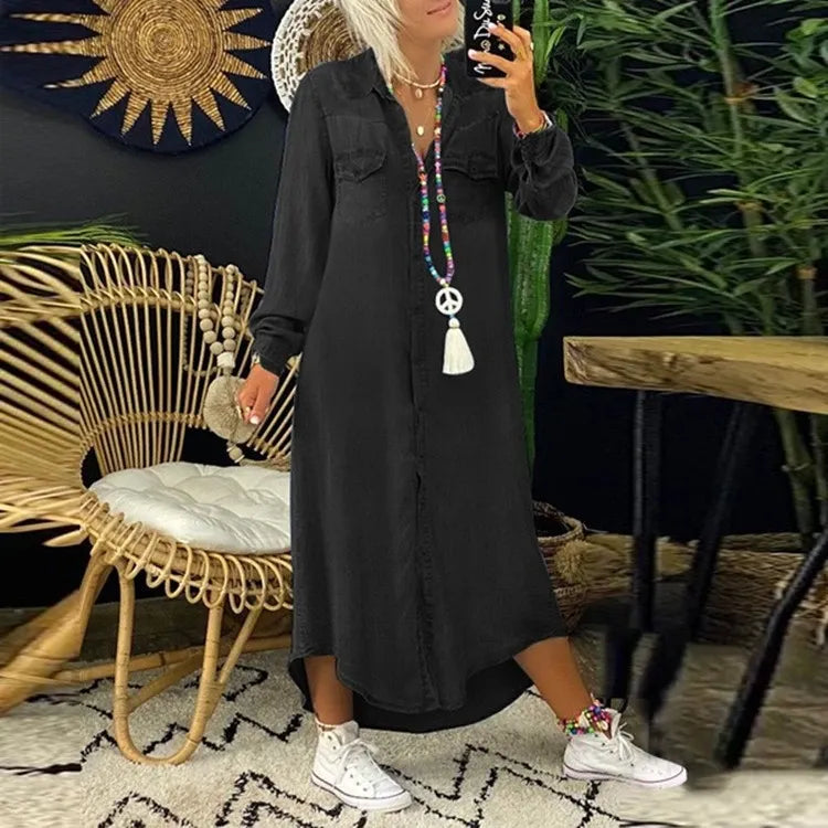 Sophia – Robe en Jeans