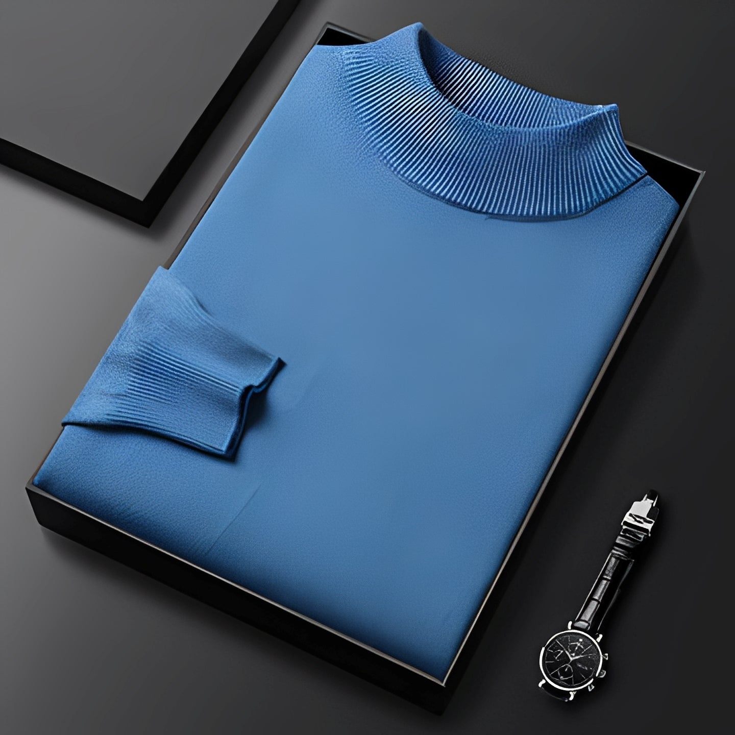 Kervan - Pull d'hiver chaud en maille pour homme