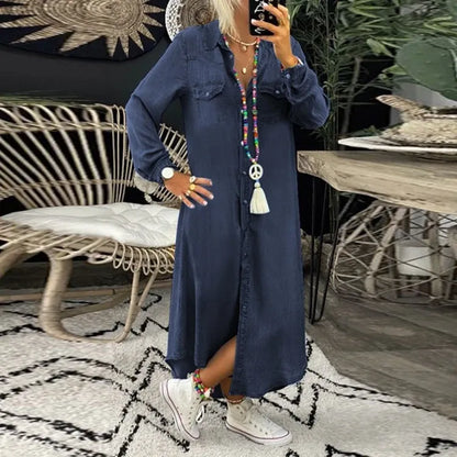 Sophia – Robe en Jeans