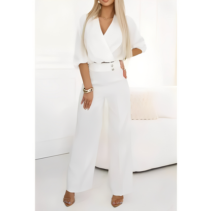 Célestine - Chemise à manches longues et pantalon pour femmes