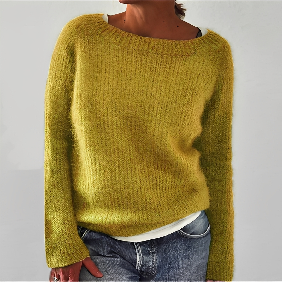 Eljene - Pull chaud en maille pour femme