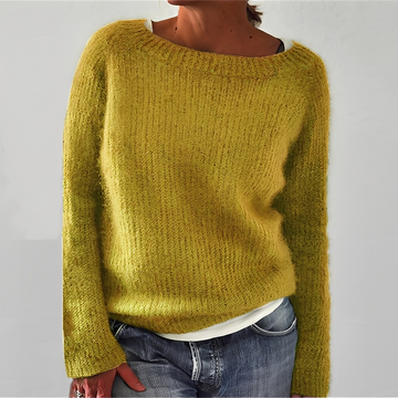 Eljene - Pull chaud en maille pour femme