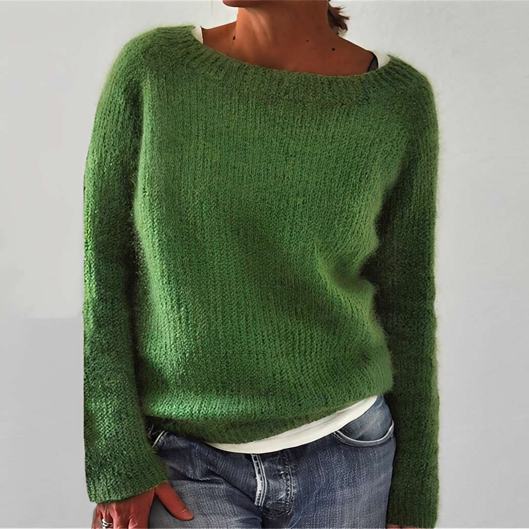 Eljene - Pull chaud en maille pour femme