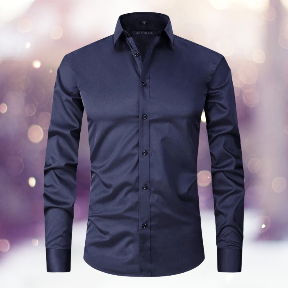 Regor - Hemd mit dehnbarem, faltenfreiem Stoff