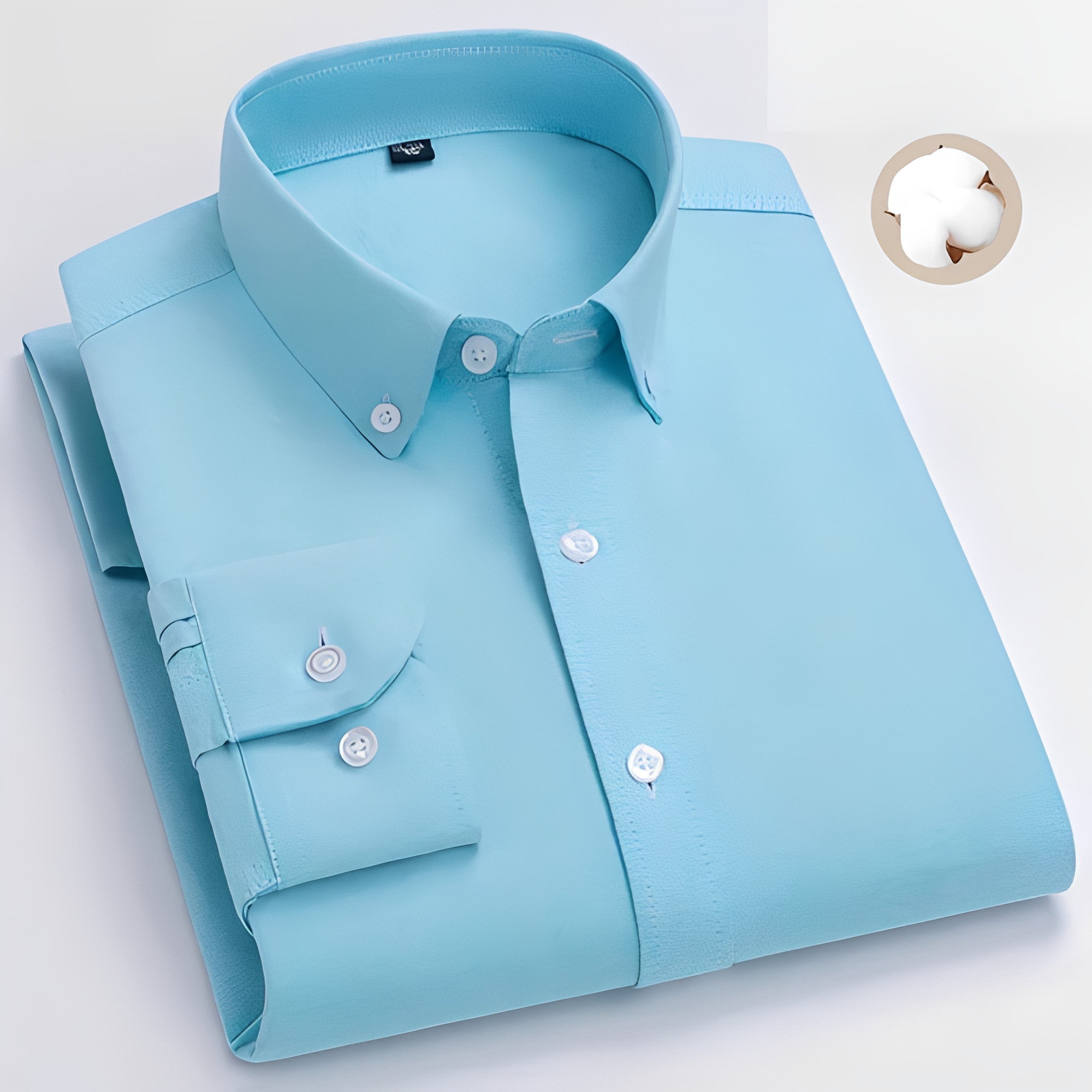Jezriel - Chemise à carreaux tendance à manches longues pour homme