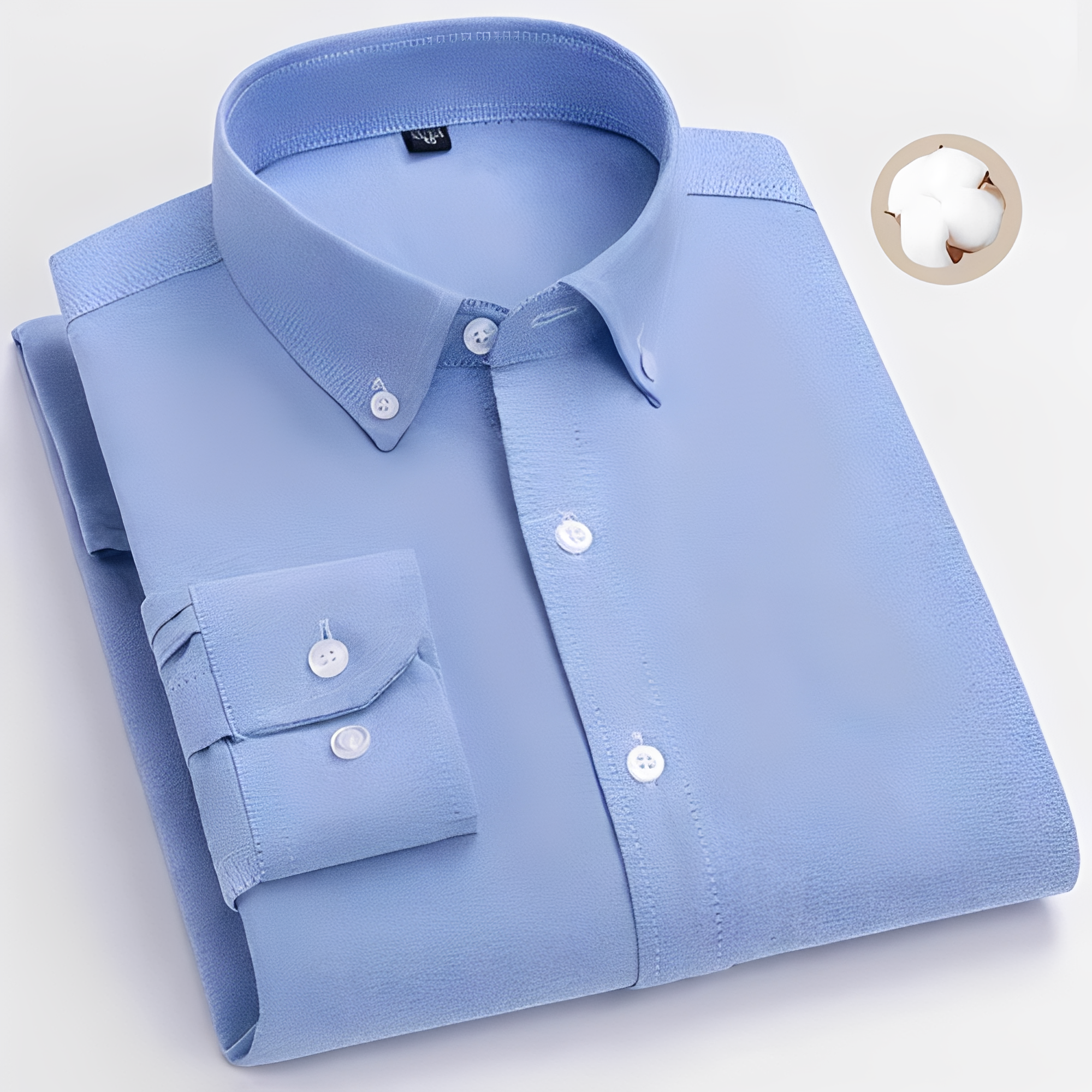 Jezriel - Chemise à carreaux tendance à manches longues pour homme