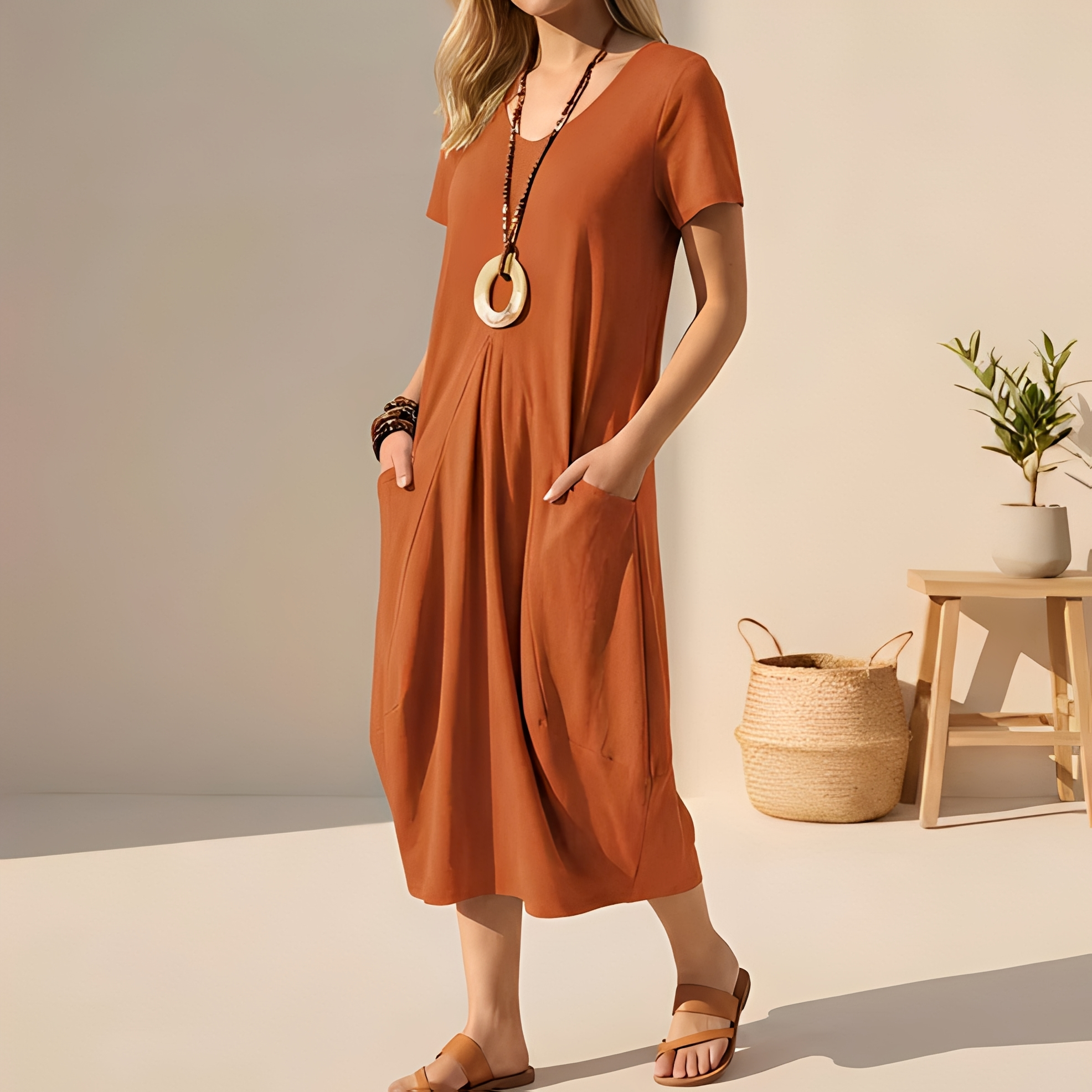 Lormelyn - Robe d'été élégante pour femme