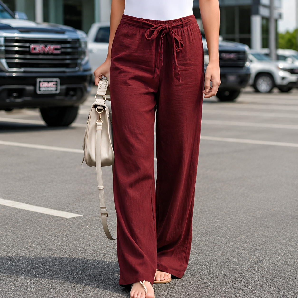 Claudine - Un pantalon d'été tendance pour femme