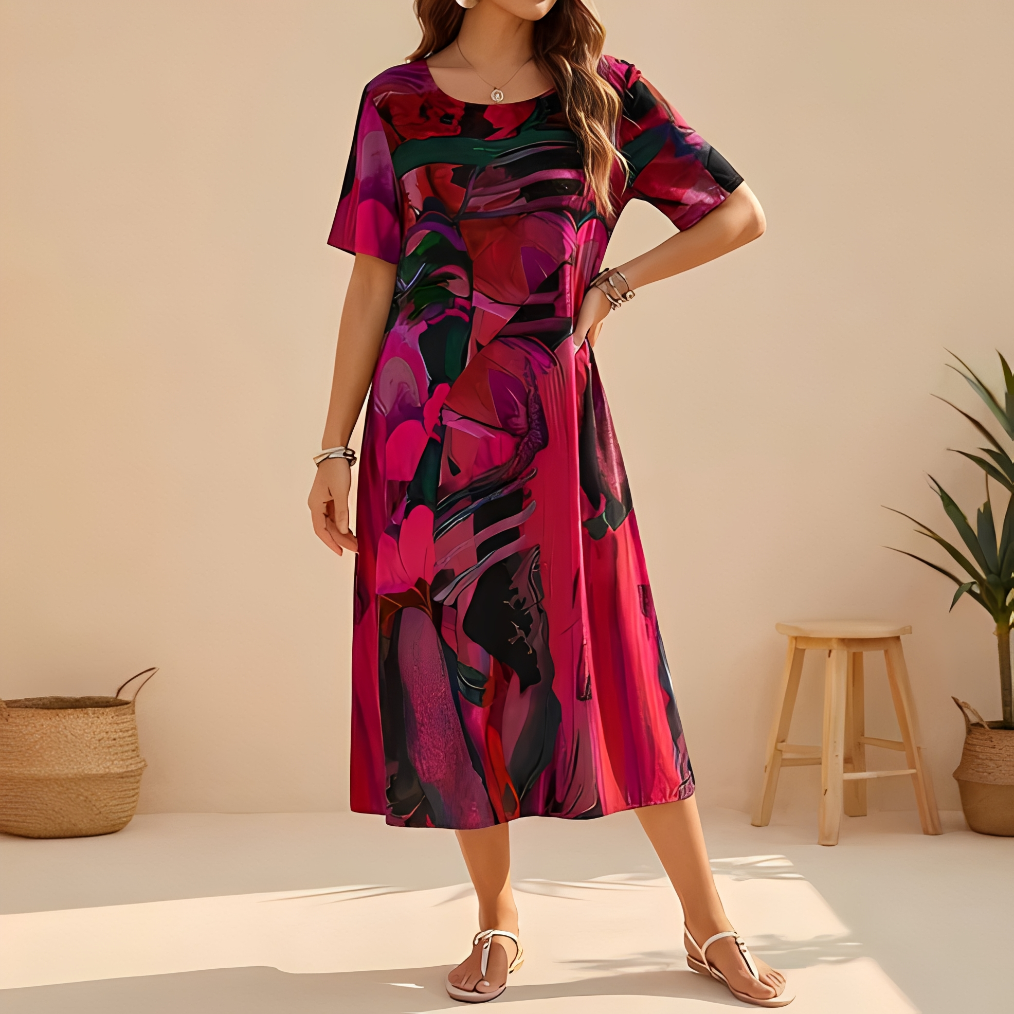 Aleah - Robe d'été élégante et chic pour femme