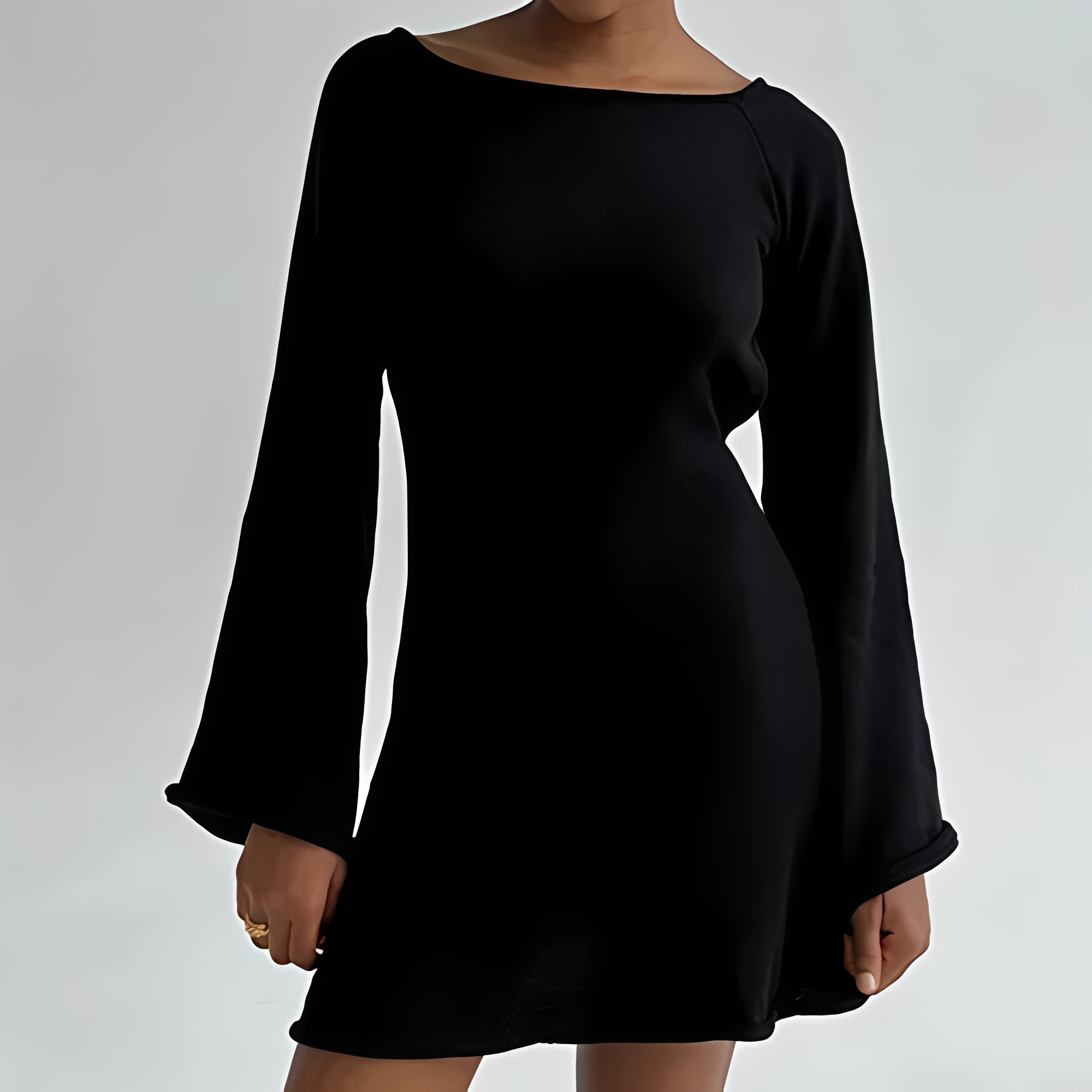 Aryana - Robe d'été élégante à manches longues pour femme