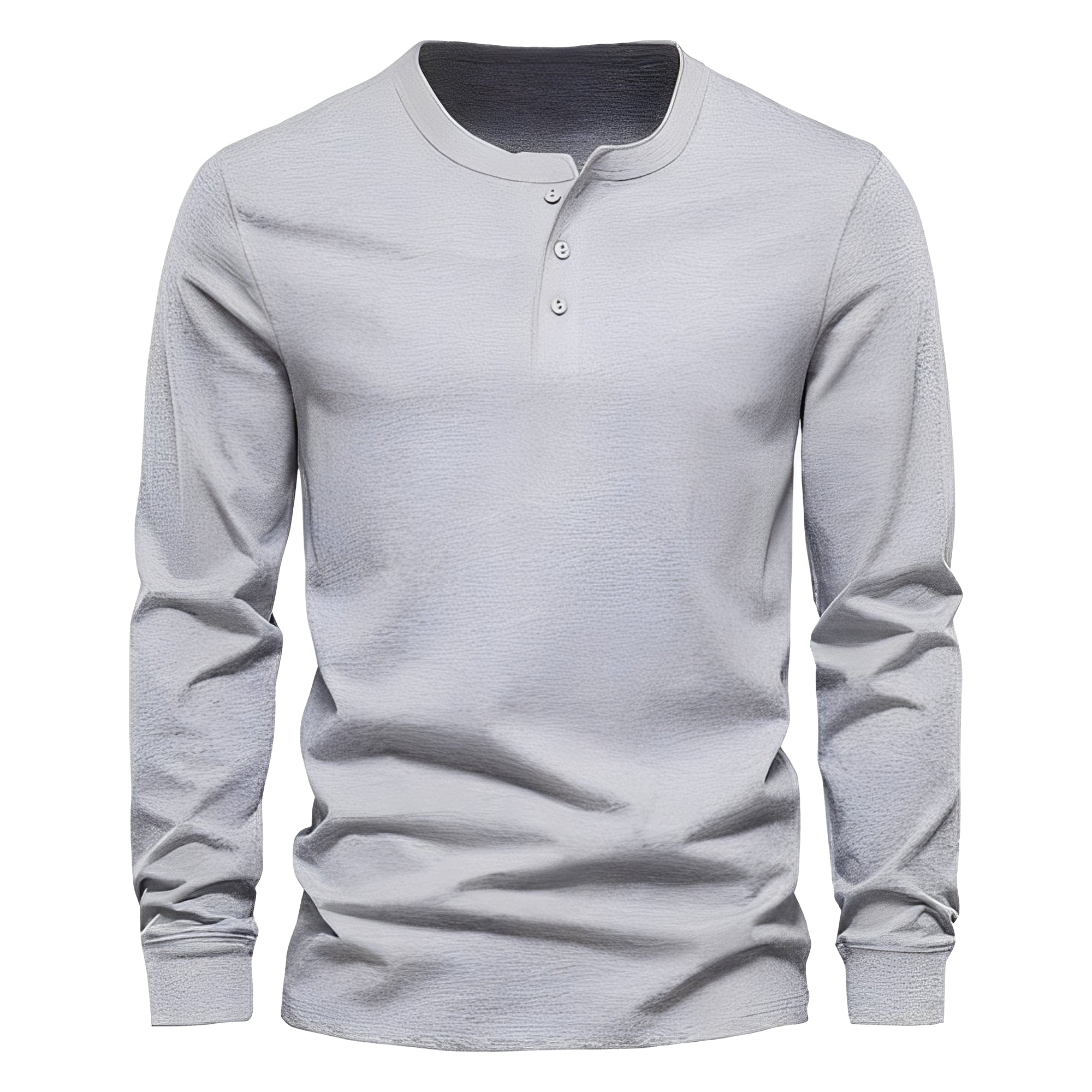 Erick - Chemise d'été classique à manches longues pour homme