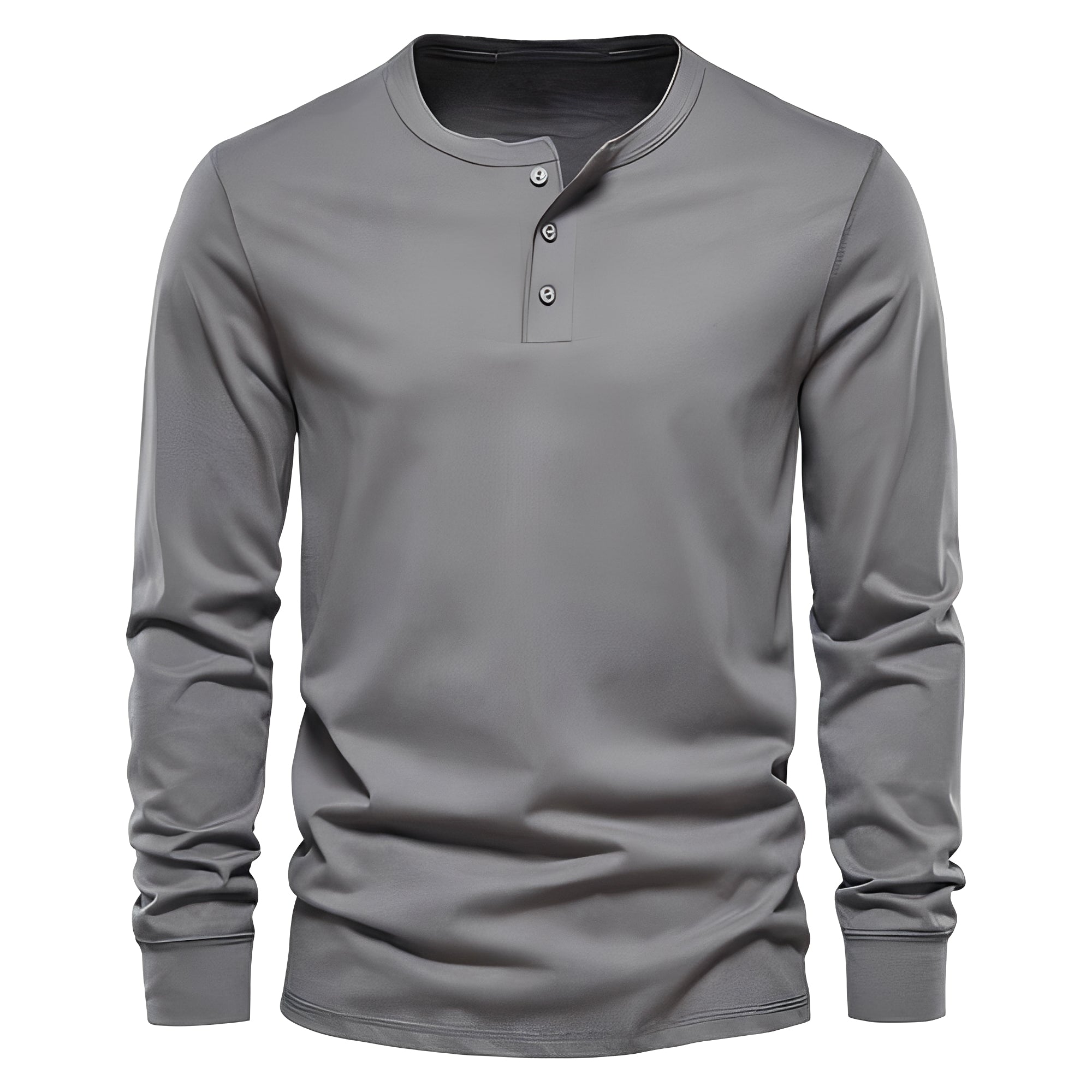 Erick - Chemise d'été classique à manches longues pour homme