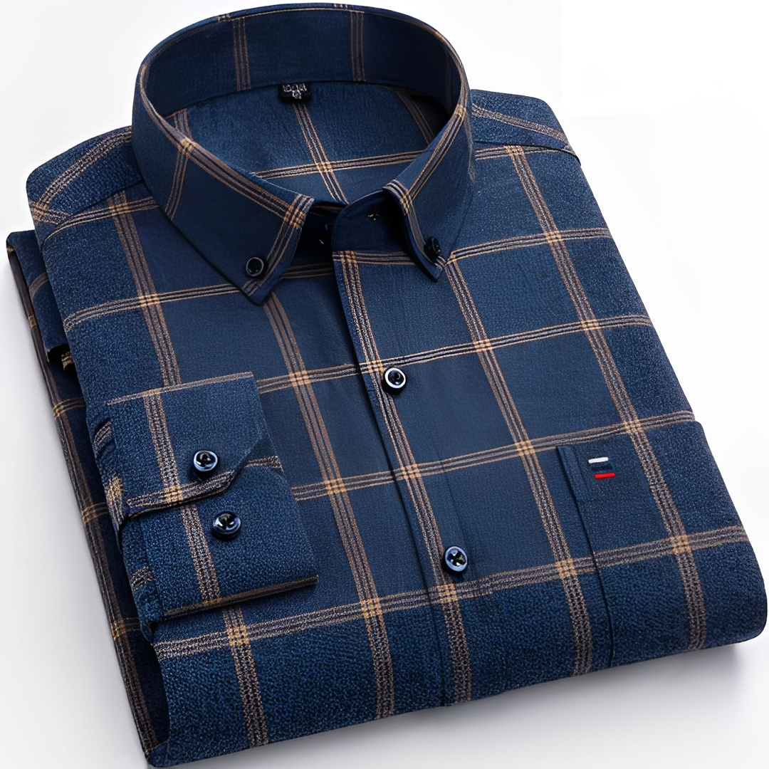 Glenn - Chemise à carreaux tendance pour homme