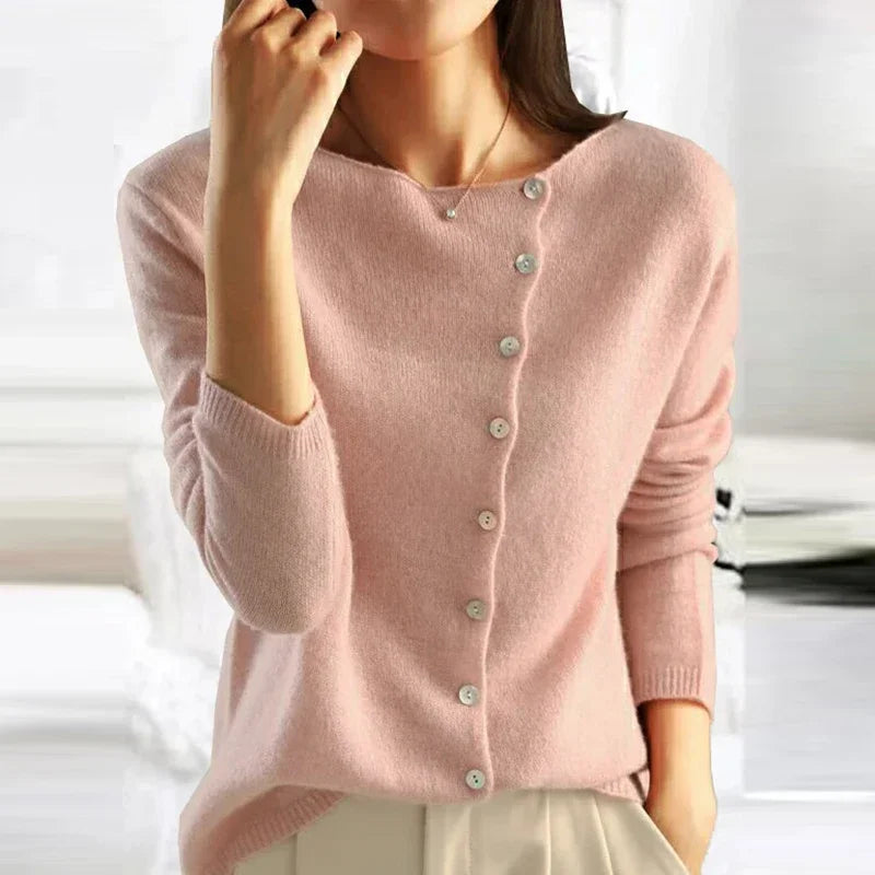 Zuri – Pull Élégant avec Boutons