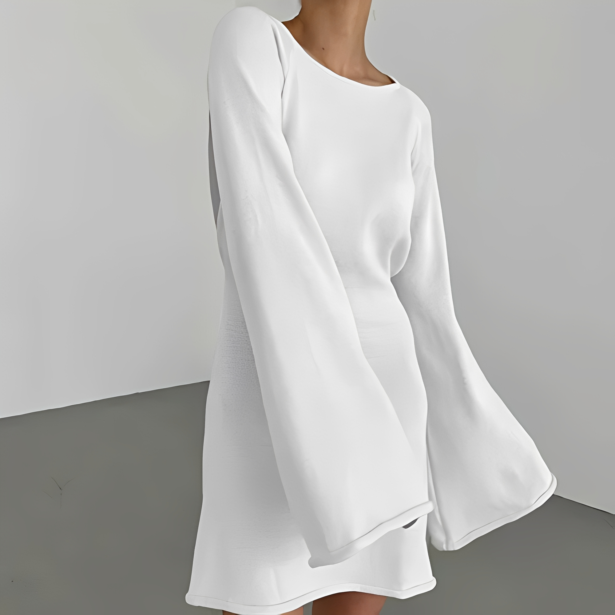 Aryana - Robe d'été élégante à manches longues pour femme