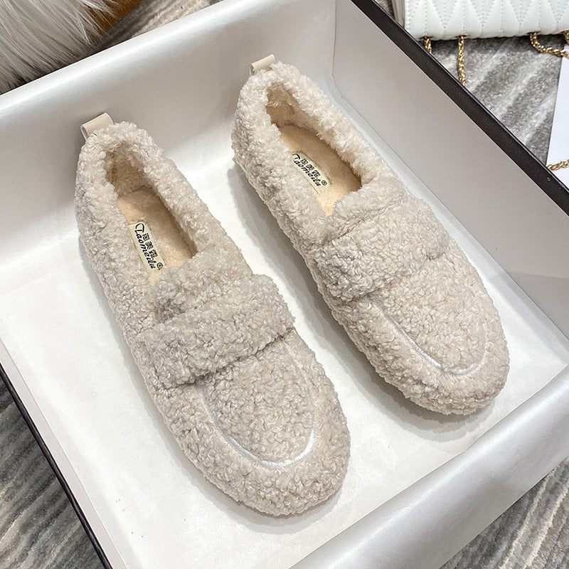 Azida – Pantoufles peluche confort