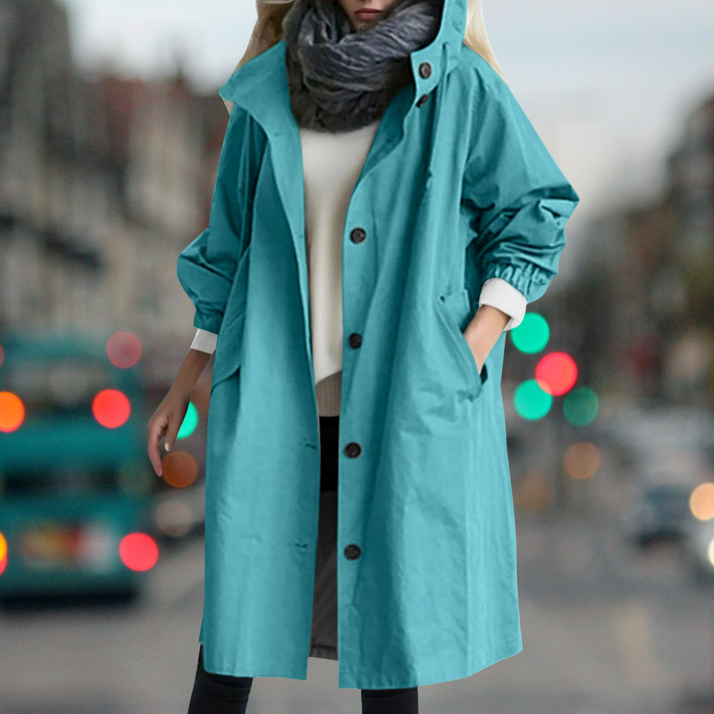 Bethany - Trenchcoat imperméable et chaud