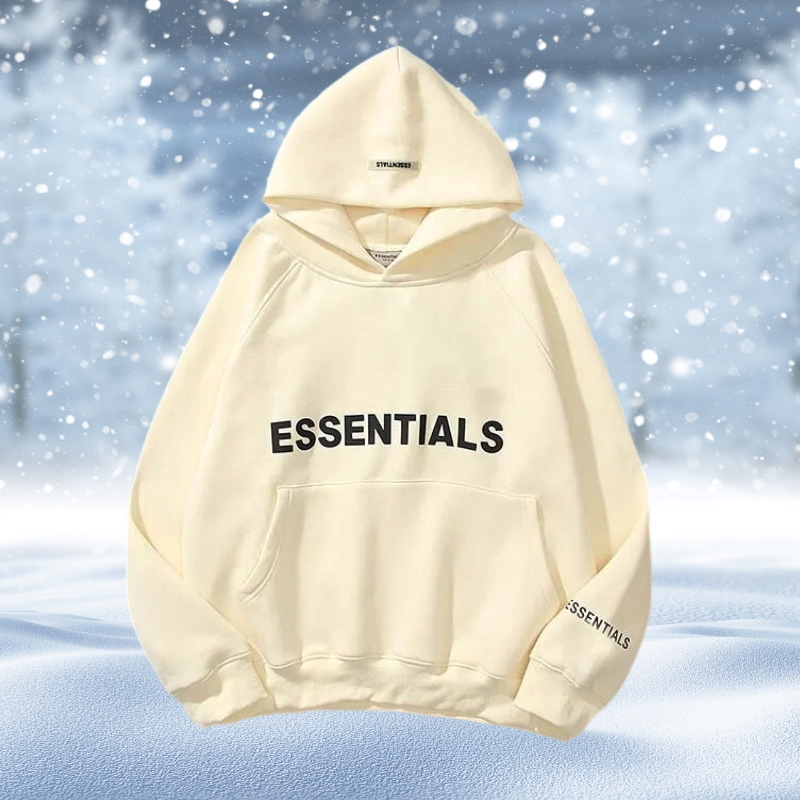 Essentials – Hoodie imprimé en grande taille