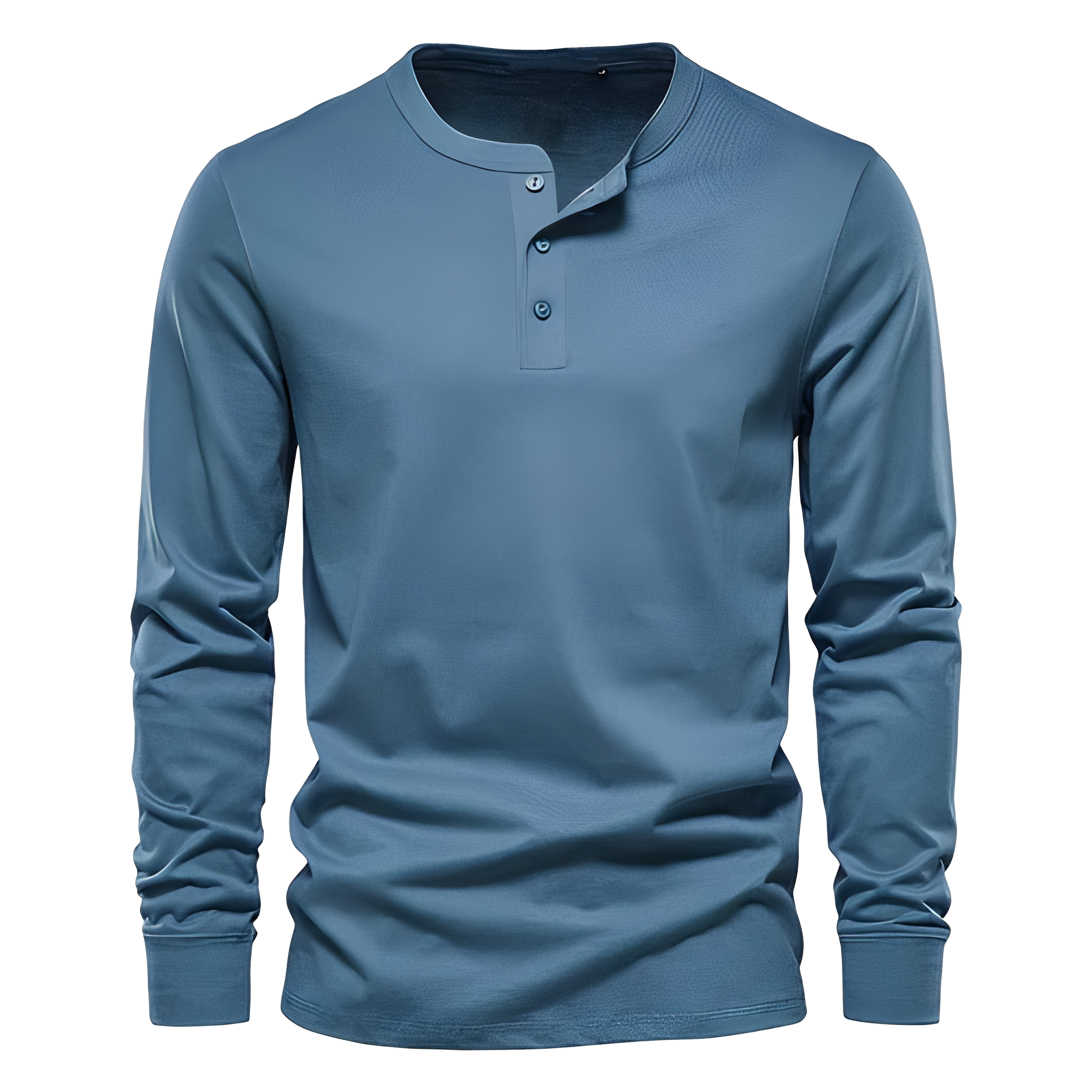 Erick - Chemise d'été classique à manches longues pour homme
