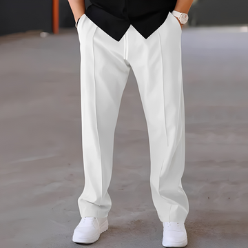 Fresniel - Pantalon droit ample tendance pour homme