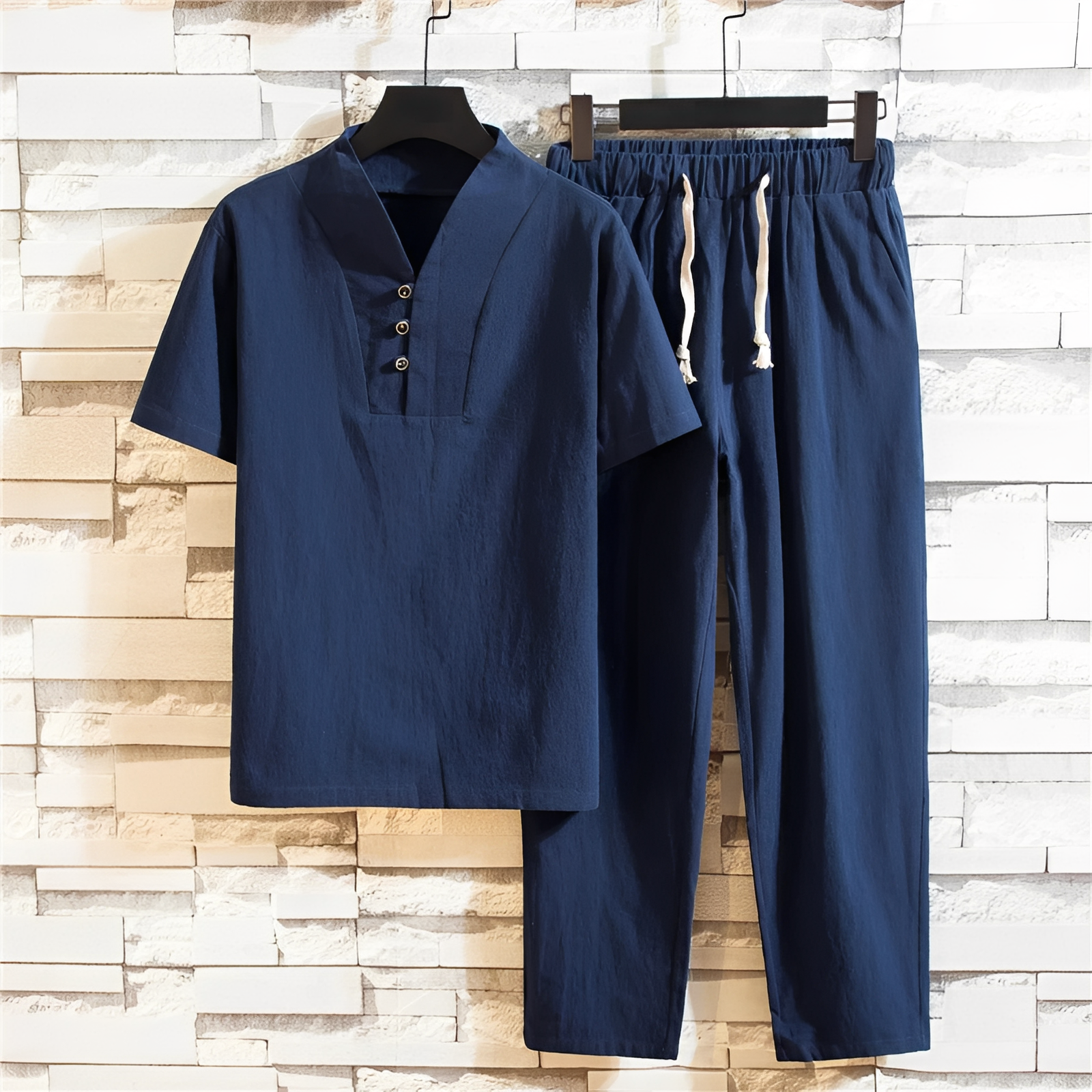 Cyril - Ensemble chemise et pantalon pour homme - pour les journées ensoleillées