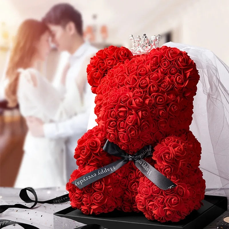 Adorbs – Ours en roses dans boîte LED