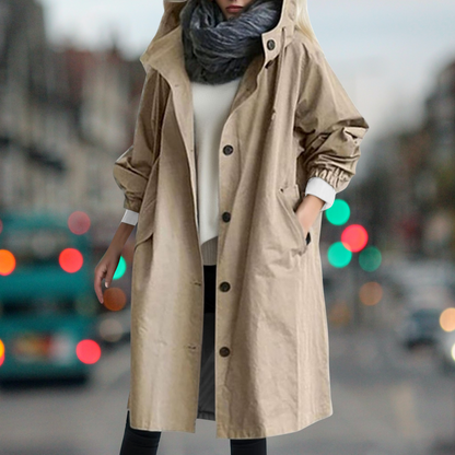Bethany - Trenchcoat imperméable et chaud