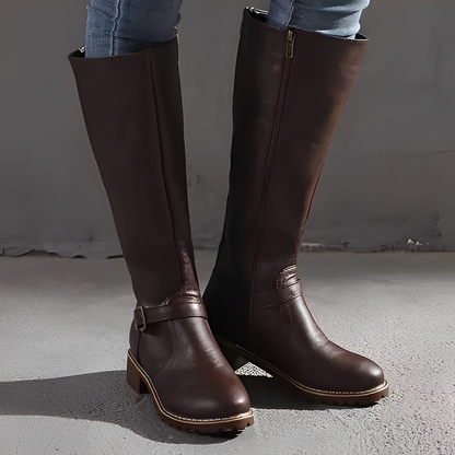 Livie - Bottes orthopédiques en cuir haut de gamme pour femmes