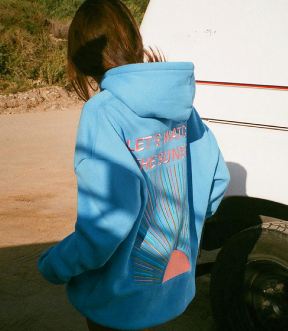 Katie – Coucher de Soleil Hoodie Femmes